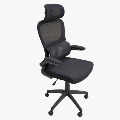 Кресло BARNEO К130 Черная сетка