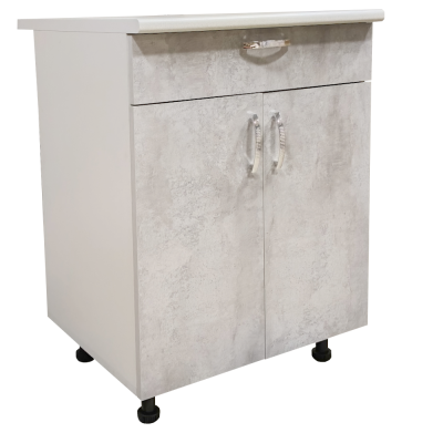 Тумбакухонная600двухдвернаясящиком