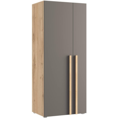 ВИЛЛИТУС Шкаф 2х дверный М11 Дуб ВотанГрафит1