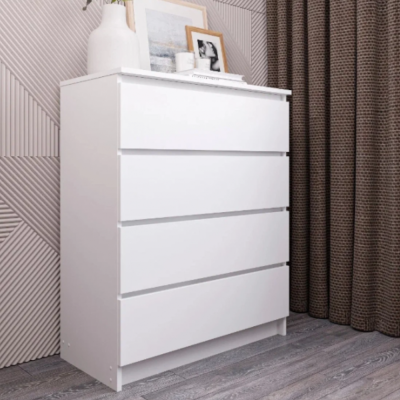 Комод ЧЕСТЕР 4 ящ БелыйШагрень