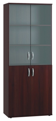 Шкаф для документов со ст.двер ГЕРМЕС  Орех40 Шк38 1