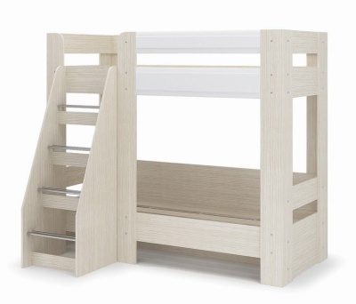 Кровать 2ярусная СИМБА Белфорт Белый глянец