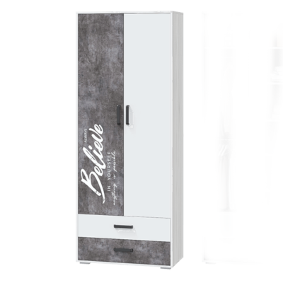 ОЛИВЕР Шкаф для одежды 2ящ  870 1