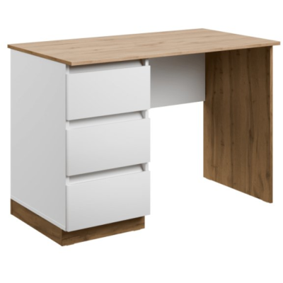 АДЕЛЬ Стол компьютерный  М11 Белый  Дуб вотан