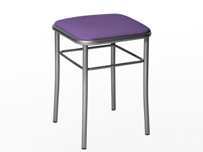 Табурет квадрат хромфиолетовая