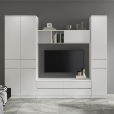 Стенка ЧЕСТЕР ДубСонома БелыйШагрень