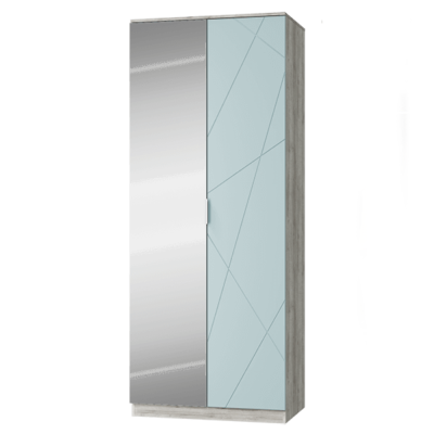 ЛАГУНА Шкаф для одежды 2х дв с ЗЕРКАЛОМ1