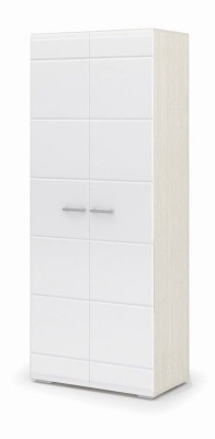 Шкаф  2 створчатый СИМБА Белфорт Белый глянец1