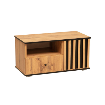 ЛИБЕРТИ Тумба ТВ 51.07  Дуб вотанЧерный ножки 20 мм