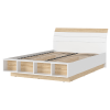 САНСА Кровать КР02 1600 Дуб сономаБелый2