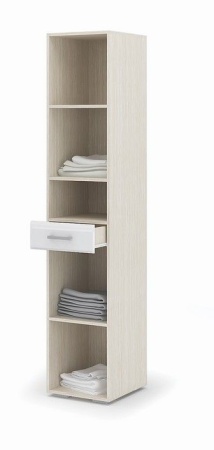 2Пенал с ящиком СИМБА Белфорт Белый глянец